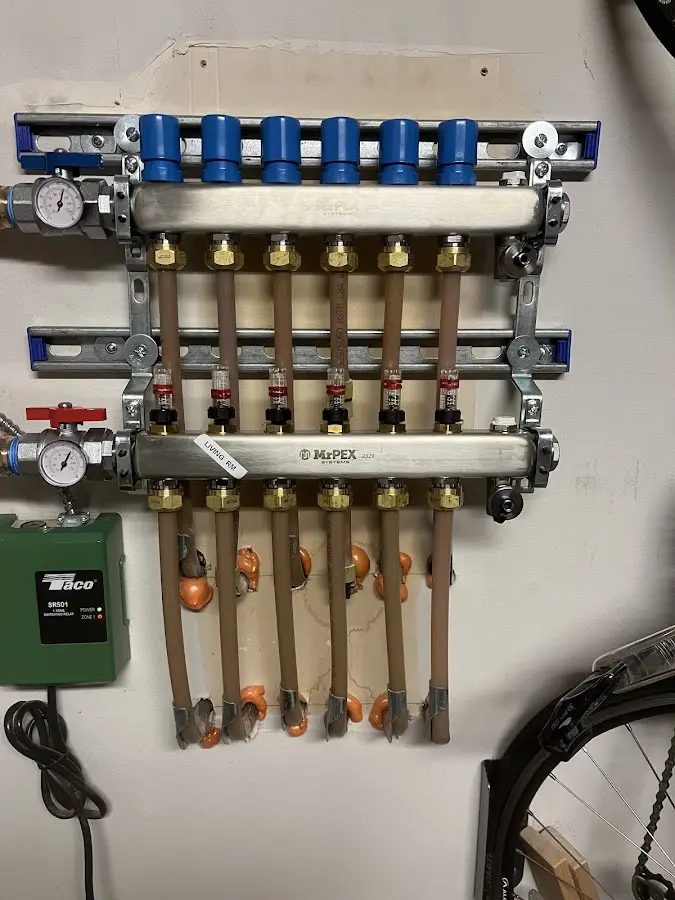 Plumber performing Leak Detection at a residential property in Stone Ridge